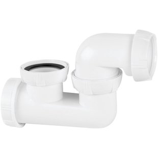 Wirquin Oriënteerbare Badsifon Ø40mm Wit