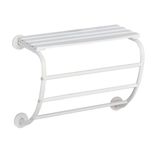 Allibert Handdoekhouder Happy Met 3 Stangen Wit