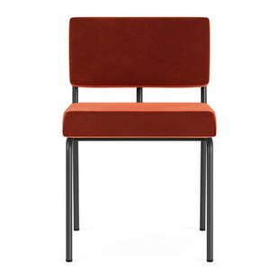 FÉST Monday Eetkamerstoel - Royal - Black / Saffron