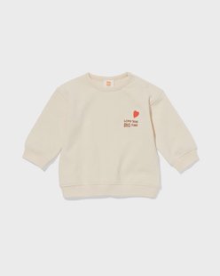 HEMA Newborn sweater hartje ecru (ecru)