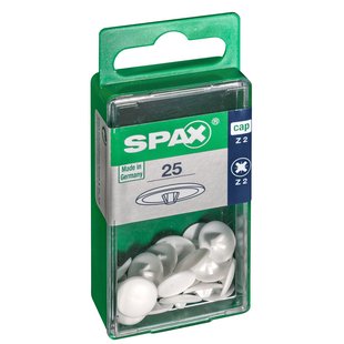 Spax Universele Schroef Verzonken Kop Pozi Pz2 Wit - 1x10mm - 25 Stuks