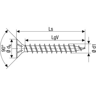 Spax Universele Schroef Yellox Verzonken Kop Pozi - 2x16mm - 100 Stuks