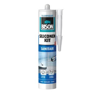 Bison Siliconenkit Sanitair Transparant 300ml