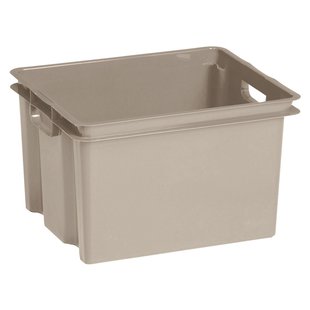 Keter Opbergbox Crownest Pvc Taupe 30l