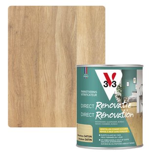 V33 Vernis Lak Parket Transparant Zijdeglans 750ml