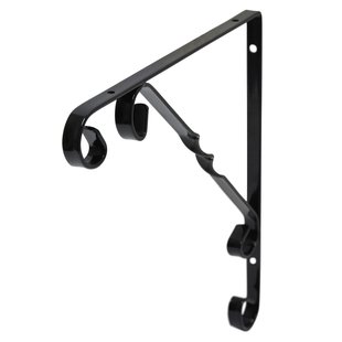 Duraline Plankdrager Ornament Zwart 25x25cm