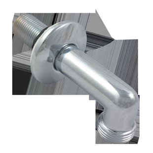 Sanivesk S-koppeling Set Staand Model 1/2mx3/4m Chroom