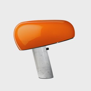 Snoopy tafellamp met dimmer, oranje FLOS - Woonkamer - Designer - Steen - Met lampenkap