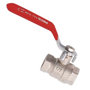 Sanivesk Kogelkraan Met Hendel Messing Vernikkeld 1/2 Binnendraad X 1/2 Binnendraad