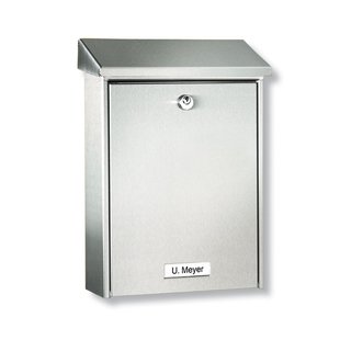 Burg Wachter Suggestiebox Hannover 3861 Ni - Staal - Inox - 22,5x30,5x7,5 Cm