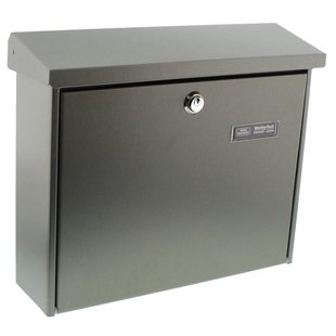 Burg-wächter Wandbrievenbus Amrum 3867 Ni - Staal - Inox - 38x32x12 Cm