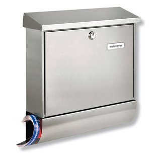 Burg Wachter Wandbrievenbus Amrum 38670 - Staal - Rvs - 38,5x43x12cm