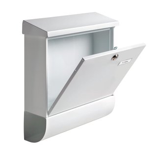 Burg-wächter Wandbrievenbus Vario 86720 - Staal - Wit - 38,5x43x12cm
