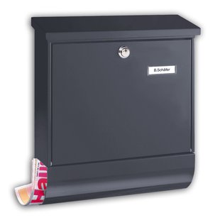 Burg Wachter Krantenrol Vario 86720 - Staal - Zwart - 38,5x43x12cm