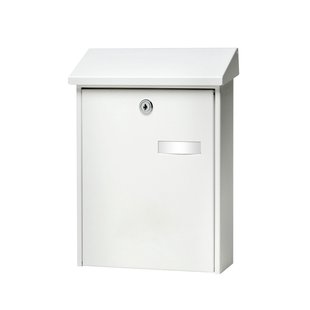 Burg Wachter Vrijstaande Brievenbus Daily 5861 - Staal - Wit - 22,5x30,5x7,5cm