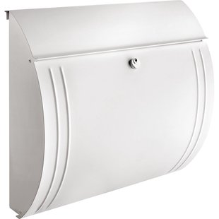 Burg Wachter Wandbrievenbus Modena 857 - Staal - Wit - 23x31x7,5cm