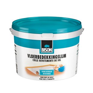 Bison Vloerbedekkingslijm Verwijderbaar Buc 2.5kg