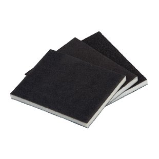 Wolfcraft Schuursponzen K60/120/180 - 3 Stuks