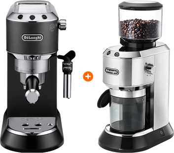 De'Longhi EC685.BK Dedica Zwart + Koffiemolen