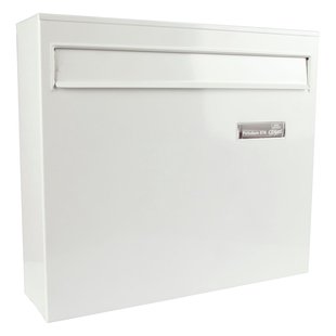 Burg Wachter Wandbrievenbus Potsdam 878 - Staal - Wit - 36,5x32x10cm