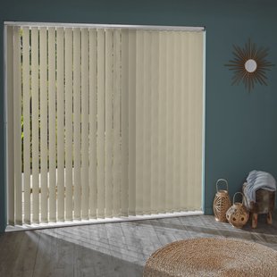 Madeco 3710 Verticale Lamellen 5 Stuks Lichtdoorlatend Beige 8,9 X 280 Cm