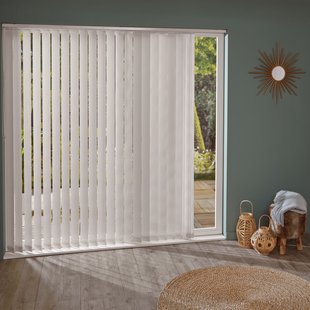 Madeco 3297 Verticale Lamellen 5 Stuks Lichtdoorlatend Goudgrijs 8,9 X 280 Cm