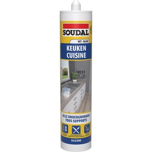Soudal Keuken Extra Wit 290ml