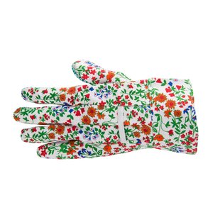 Busters Flower Dot Handschoen Wit 3 Paar M