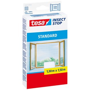 Tesa Raamhor Standaard - 130x150cm - Wit - Textiel