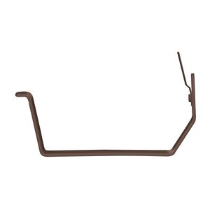 Martens Gootbeugel Voor Bakgoot 125mm Type 2 - Metaal - Bruin - 125mm