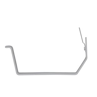 Martens Gootbeugel Voor Bakgoot 125mm Type 2 - Metaal - Parelgrijs - 125mm