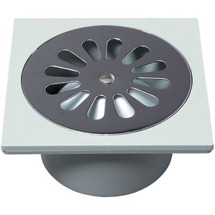 Wirquin Vloersifon Rvs Rooster 100x100mm