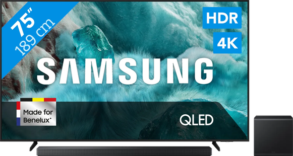 Samsung 75 QLED Q7F4 4K (2025) + Samsung HW-QS700F (2025)