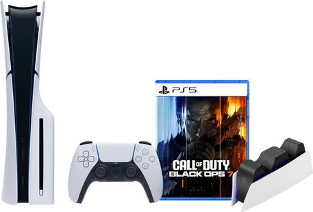 PlayStation 5 Slim Disc Edition + Call of Duty: Black Ops 7 + Oplaadstation