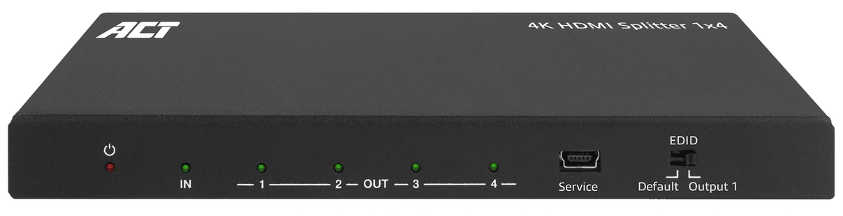 ACT AC7832 1 x 4 HDMI Splitter