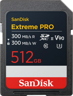 SanDisk SDXC Extreme PRO 512GB 300MB/s