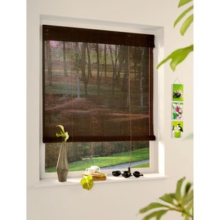 Madeco 7350 Bamboe Rolgordijn Roll Up Chocolate 100x180cm