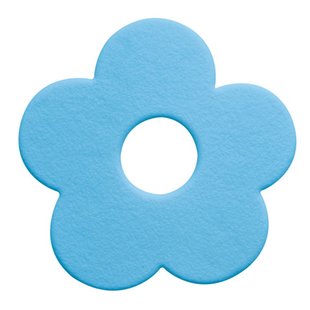 Spirella Antislipmat Funky - 5 Stuks - Blauw