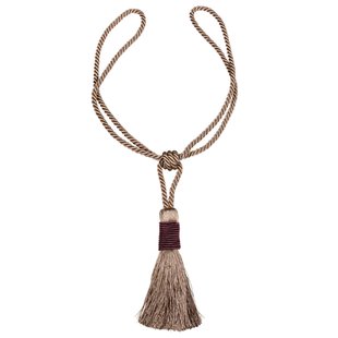 Gordijnbinder Met Kwast Ivoor