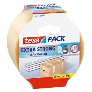 Tesa Verpakkingstape Extra Strong - Transparant - 66m X 50mm