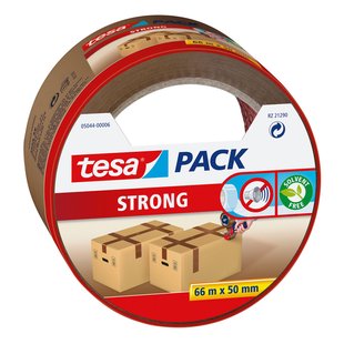 Tesa Verpakkingstape Pack Strong - Bruin - 66m X 50mm
