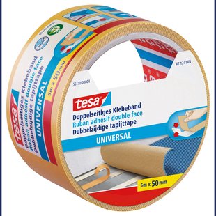 Tesa Dubbelzijdige Tape - Beige - 5m X 50mm