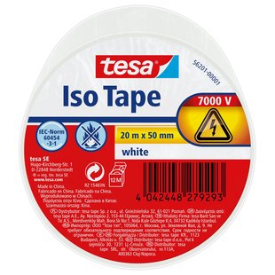 Tesa Elektrische Isolatietape Pvc Wit