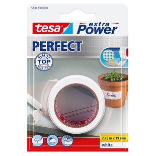 Tesa Duct Tape Extra Power Perfect - Wit - 2.75m X 19mm