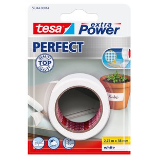 Tesa Duct Tape Extra Power Perfect - Wit - 2.75m X 38mm