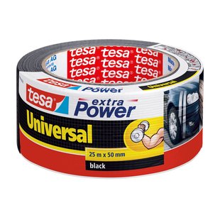 Tesa Duct Tape - Zwart - 25m X 50mm