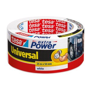 Tesa Duct Tape Extra Power - Wit - 25m X 50mm
