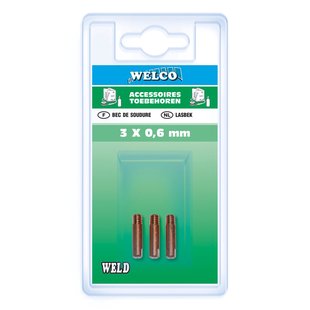 Welco Contactbekken Voor Halfautomaten 0,6mm M6