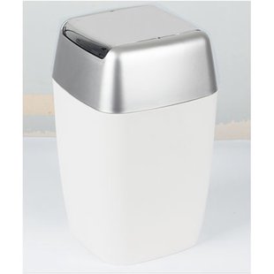 Spirella Afvalbak Retro Wit 7l