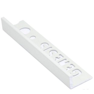 Genesis Hoekprofiel - Aluminium Wit - 10x10mm 2,7m